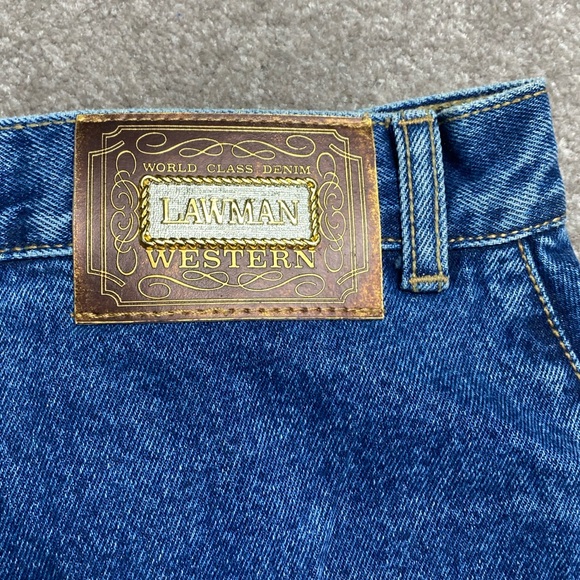 NWT Vintage Lawman Wester Rodeo Jeans 15 (vintage sizing) 36 Inseam - Picture 3 of 9